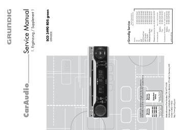 Grundig-SCD 3490 RDS-2002.CarRadio preview